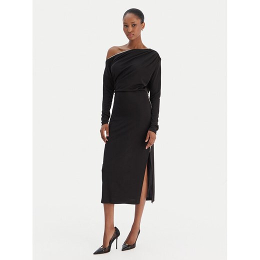 Rinascimento Sukienka koktajlowa CFC0126544003 Czarny Slim Fit ze sklepu MODIVO w kategorii Sukienki - zdjęcie 187594971