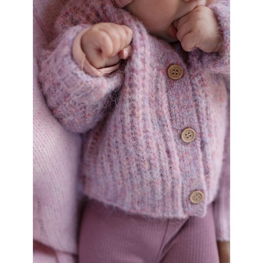 Reserved - Dzianinowy kardigan - jasnofioletowy ze sklepu Reserved w kategorii Bluzy i swetry - zdjęcie 187596204