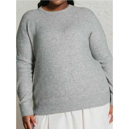 Sinsay - Sweter basic z domieszką wełny - szary Sinsay 3XL Sinsay