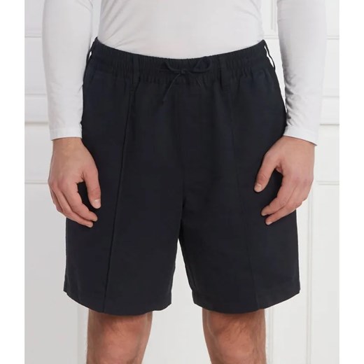 Emporio Armani Lniane szorty | Regular Fit ze sklepu Gomez Fashion Store w kategorii Spodenki męskie - zdjęcie 187597704