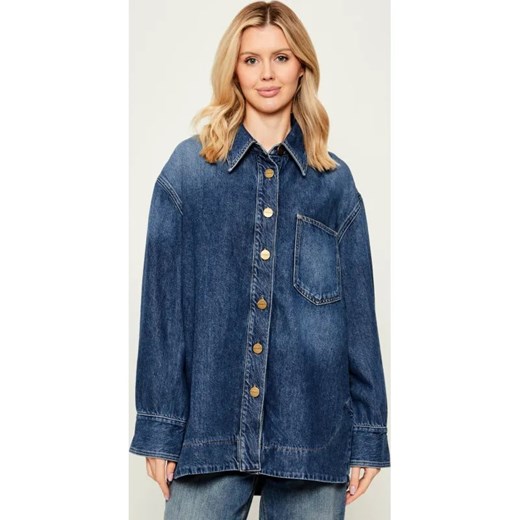 Pinko Jeansowa koszula OLIVASTRO | Oversize fit ze sklepu Gomez Fashion Store w kategorii Koszule damskie - zdjęcie 187598343