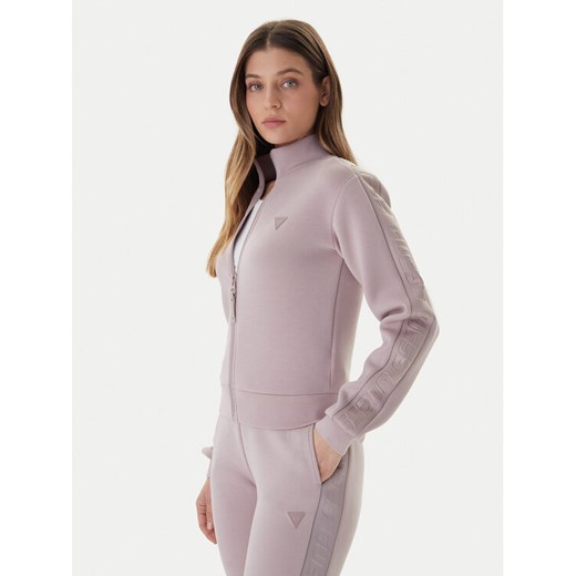 Guess Bluza New Allie Scuba V2YQ17 K7UW2 Beżowy Regular Fit ze sklepu MODIVO w kategorii Bluzy damskie - zdjęcie 187598360