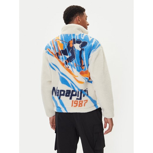 Napapijri Polar NP0A88TC Beżowy Regular Fit ze sklepu MODIVO w kategorii Bluzy męskie - zdjęcie 187598502