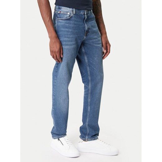 Tommy Hilfiger Jeansy Denton MW0MW41901 Niebieski Straight Fit ze sklepu MODIVO w kategorii Jeansy męskie - zdjęcie 187598521