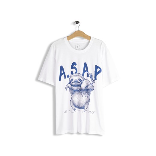 GATE Bawełniana koszulka z nadrukiem S ze sklepu gateshop w kategorii T-shirty męskie - zdjęcie 187600021