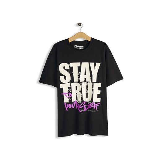 GATE Bawełniana koszulka z napisem S ze sklepu gateshop w kategorii T-shirty męskie - zdjęcie 187600022