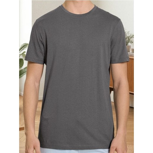 Sinsay - Bawełniana koszulka z krótkim rękawem - szary ze sklepu Sinsay w kategorii T-shirty męskie - zdjęcie 187600904