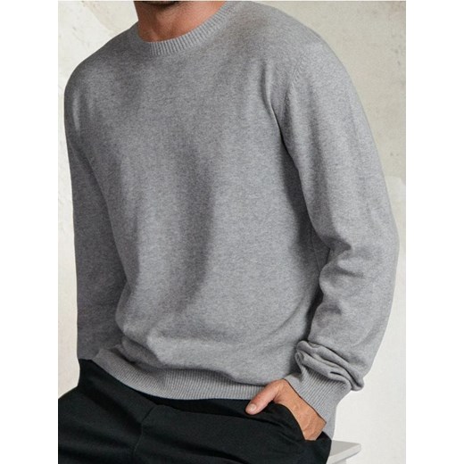 Sinsay - Sweter z długim rękawem - szary ze sklepu Sinsay w kategorii Swetry męskie - zdjęcie 187600943
