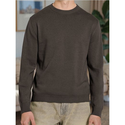 Sinsay - Sweter z długim rękawem - zielony ze sklepu Sinsay w kategorii Swetry męskie - zdjęcie 187600950