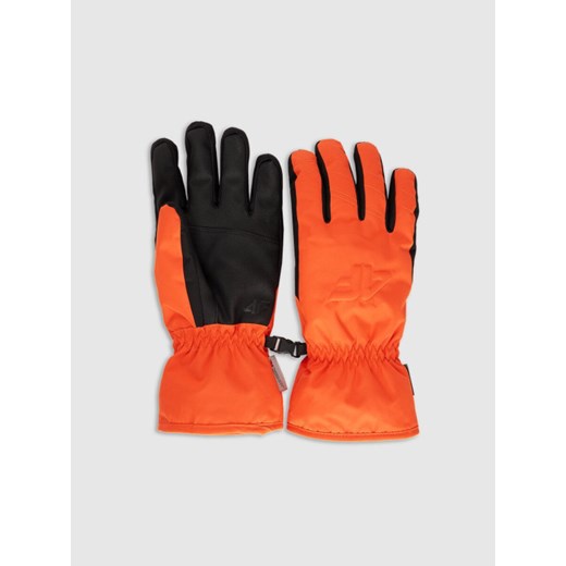 Damskie rękawiczki narciarskie Thinsulate membrana 5000 4F 4FRAW25AFGLF222 - czerwone ze sklepu Sportstylestory.com w kategorii Rękawiczki męskie - zdjęcie 187601050