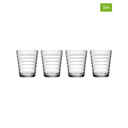 iittala Szklanki (4 szt.) &quot;Aino Aalto&quot; - 220 ml ze sklepu Limango Polska w kategorii Naczynia - zdjęcie 187601320