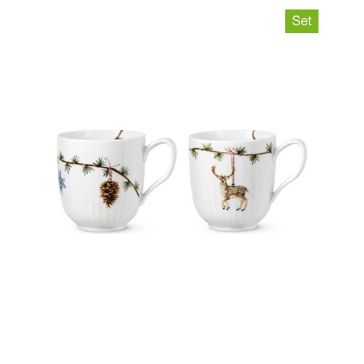 Rosendahl Kubki (2 szt.) &quot;Hammershøi Christmas&quot; w kolorze białym - 330 ml ze sklepu Limango Polska w kategorii Dzbanki i zaparzacze - zdjęcie 187601682