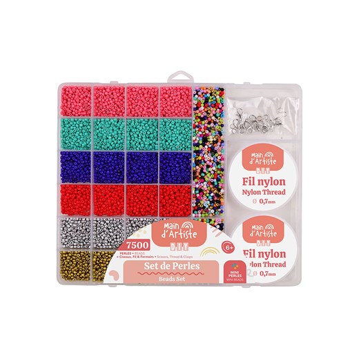 MGM Zestaw koralików (7500 szt.) - 6+ ze sklepu Limango Polska w kategorii Zabawki - zdjęcie 187601874