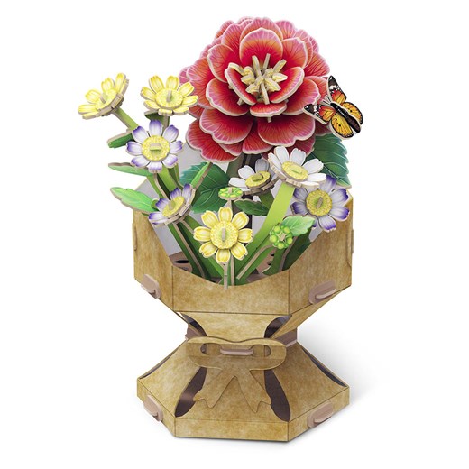 MGM 109-częściowe puzzle 3D &quot;Flower bouquet - Camellia&quot; - 8+ ze sklepu Limango Polska w kategorii Puzzle - zdjęcie 187601931