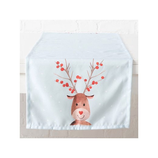 Boltze Bieżnik &quot;Fynn&quot; w kolorze błękitnym - 140 x 40 cm ze sklepu Limango Polska w kategorii Obrusy i bieżniki - zdjęcie 187602080