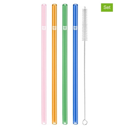 Zwilling Słomki (4 szt.) w różnych kolorach - dł. 23 cm ze sklepu Limango Polska w kategorii Akcesoria kuchenne - zdjęcie 187602343