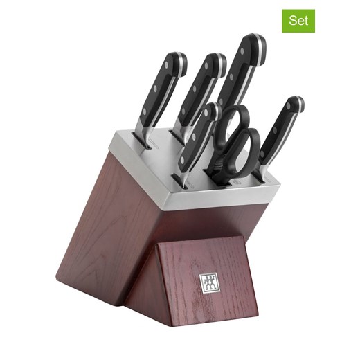 Zwilling 7-częściowy zestaw noży w kolorze brązowo-czarnym ze sklepu Limango Polska w kategorii Noże kuchenne - zdjęcie 187602511
