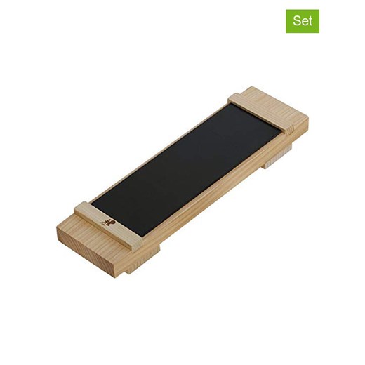 Zwilling 2-częściowy zestaw w kolorze beżowo-brązowym do ostrzenia noży - 23 x 7 cm ze sklepu Limango Polska w kategorii Noże kuchenne - zdjęcie 187602550