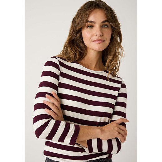 More &amp; More Koszulka w kolorze biało-bordowym ze sklepu Limango Polska w kategorii Bluzki damskie - zdjęcie 187603642