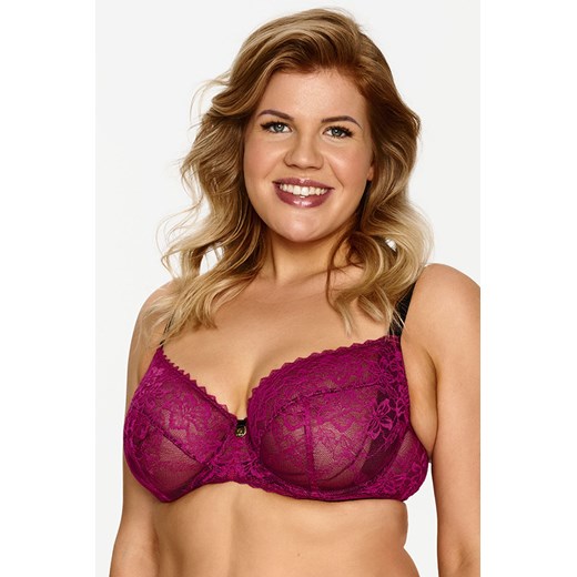 Lupo 2615 BIG biustonosz miękki na fiszbinach, siateczka fuksja ze sklepu kontri.pl w kategorii Biustonosze - zdjęcie 187604130