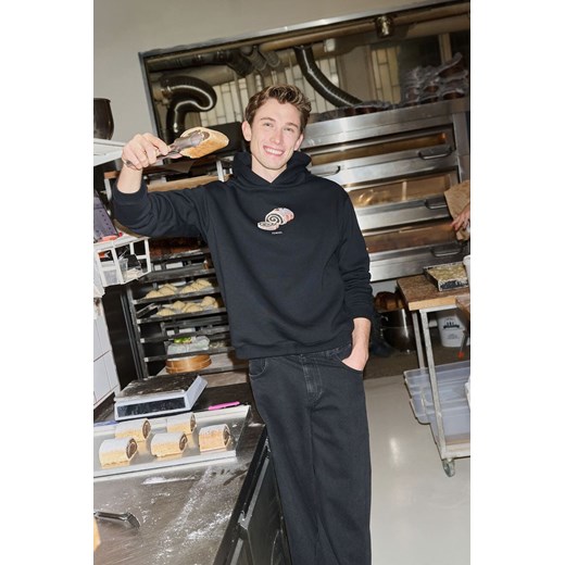 BLUZA MĘSKA POPPY-SEED CAKE WINTER BLACK ze sklepu Jemiol w kategorii Bluzy męskie - zdjęcie 187604270