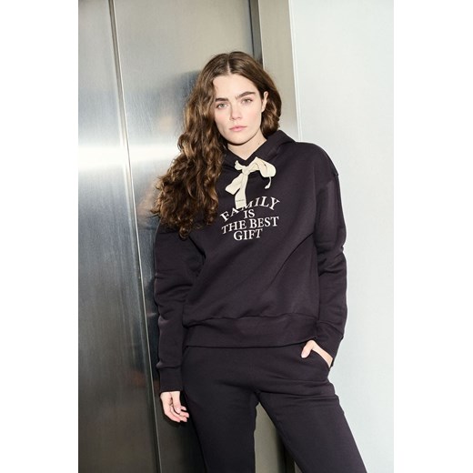 BLUZA DAMSKA FAMILY WINTER DARK CHOCO ze sklepu Jemiol w kategorii Bluzy damskie - zdjęcie 187604273
