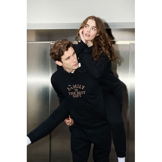 BLUZA MĘSKA FAMILY WINTER BLACK ze sklepu Jemiol w kategorii Bluzy męskie - zdjęcie 187604304