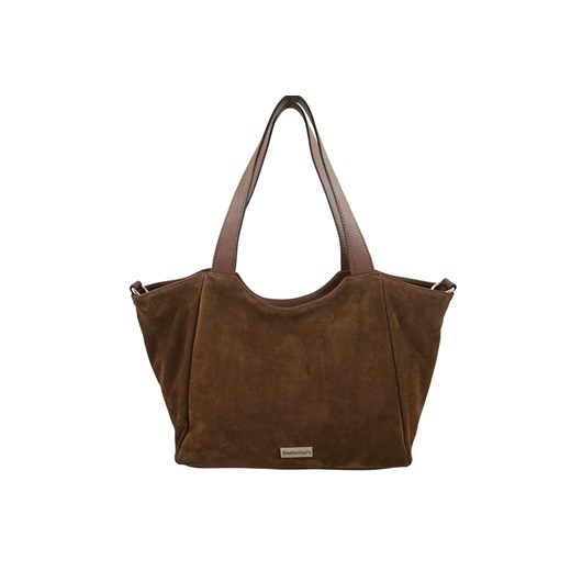 Torebka damska zamszowa typu worek - Brązowa ze sklepu butyolivier w kategorii Torebki worki - zdjęcie 187604903