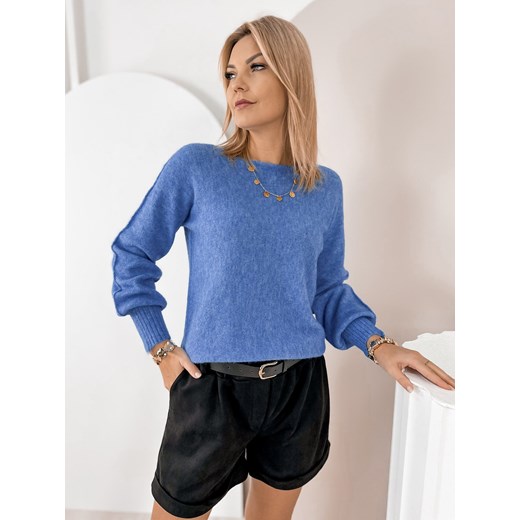 sweter valmont niebieski one size ze sklepu UBRA w kategorii Swetry damskie - zdjęcie 187605591