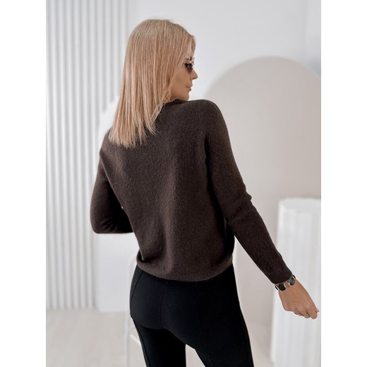 sweter montclair brązowy one size ONE SIZE UBRA