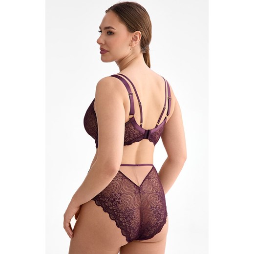 Biustonosz miękki soft śliwkowy Maribel B161, Kolor śliwkowy, Rozmiar 65E, Ewa Bien ze sklepu Intymna w kategorii Biustonosze - zdjęcie 187605834