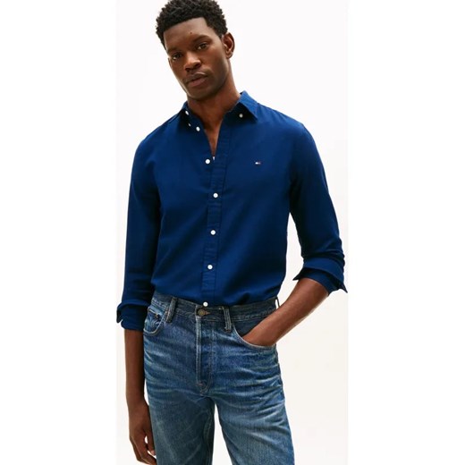 Tommy Hilfiger Koszula DOBBY | Slim Fit ze sklepu Gomez Fashion Store w kategorii Koszule męskie - zdjęcie 187606611
