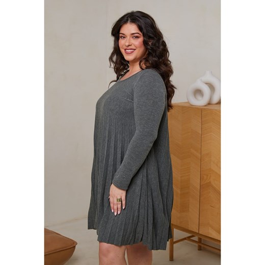 Curvy Lady Sukienka w kolorze khaki Curvy Lady 48/50 wyprzedaż Limango Polska