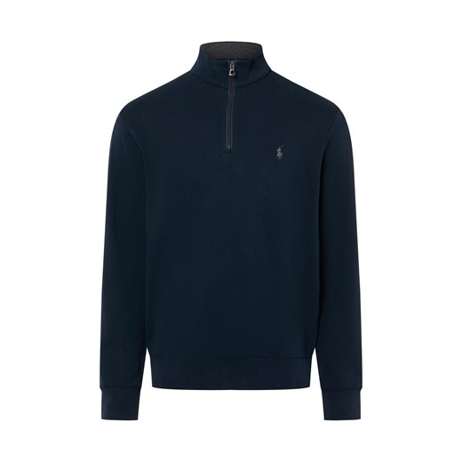 Polo Ralph Lauren Męski niszczyciel potu Mężczyźni Bawełna granatowy jednolity ze sklepu vangraaf w kategorii Bluzy męskie - zdjęcie 187607013