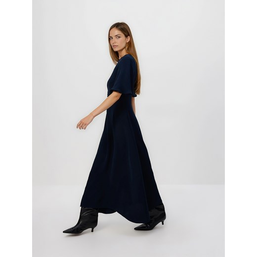 Reserved - Sukienka maxi - granatowy ze sklepu Reserved w kategorii Sukienki - zdjęcie 187607744