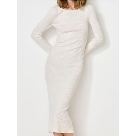 Sinsay - Sukienka maxi - kremowy ze sklepu Sinsay w kategorii Sukienki - zdjęcie 187609961