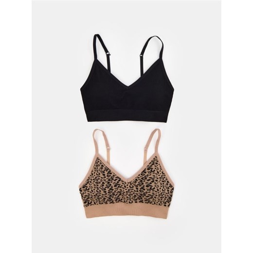 Sinsay - Top 2 pack - wielobarwny ze sklepu Sinsay w kategorii Biustonosze - zdjęcie 187610212