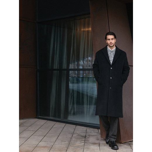 Reserved - Skórzane sztyblety - ciemnobrązowy ze sklepu Reserved w kategorii Buty zimowe męskie - zdjęcie 187610944