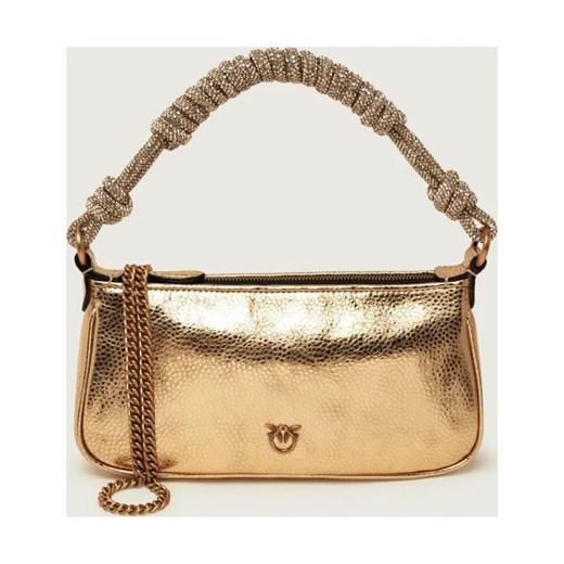 Pinko Skórzana torebka na ramię Mini Half Moon ze sklepu Gomez Fashion Store w kategorii Torebki damskie - zdjęcie 187611320
