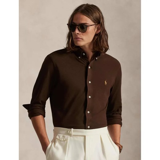 POLO RALPH LAUREN Koszula | Regular Fit | pique ze sklepu Gomez Fashion Store w kategorii Koszule męskie - zdjęcie 187611342