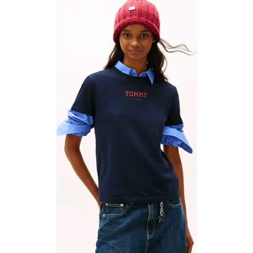 Tommy Jeans T-shirt | Regular Fit ze sklepu Gomez Fashion Store w kategorii Bluzki damskie - zdjęcie 187611441