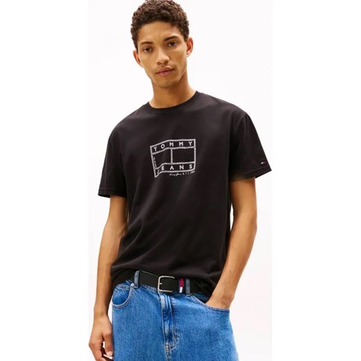 Tommy Jeans T-shirt CENTER | Regular Fit ze sklepu Gomez Fashion Store w kategorii T-shirty męskie - zdjęcie 187611443