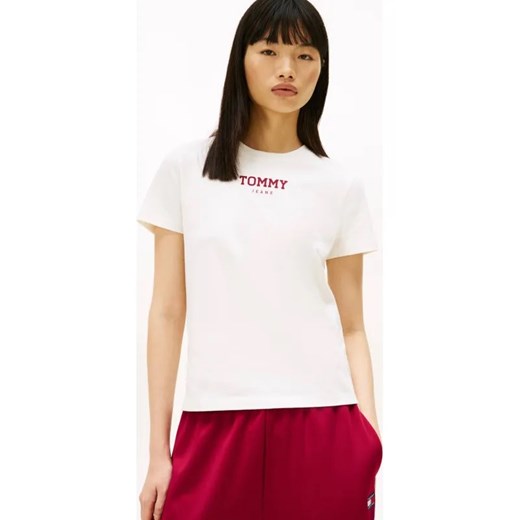 Tommy Jeans T-shirt | Regular Fit ze sklepu Gomez Fashion Store w kategorii Bluzki damskie - zdjęcie 187611444