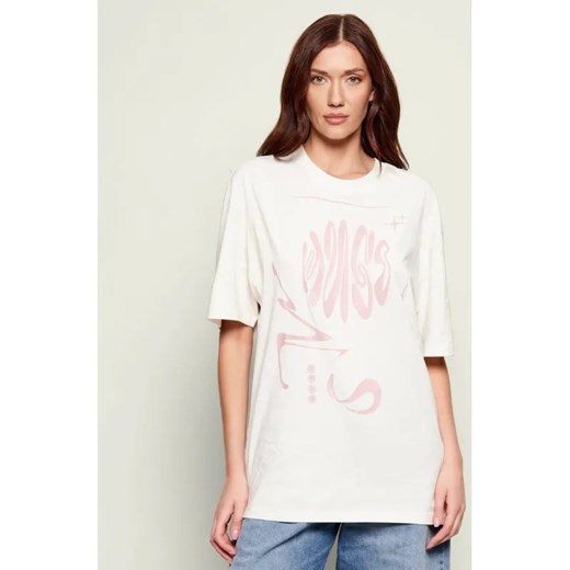 Hugo Blue T-shirt B_8 | Oversize fit ze sklepu Gomez Fashion Store w kategorii Bluzki damskie - zdjęcie 187611464