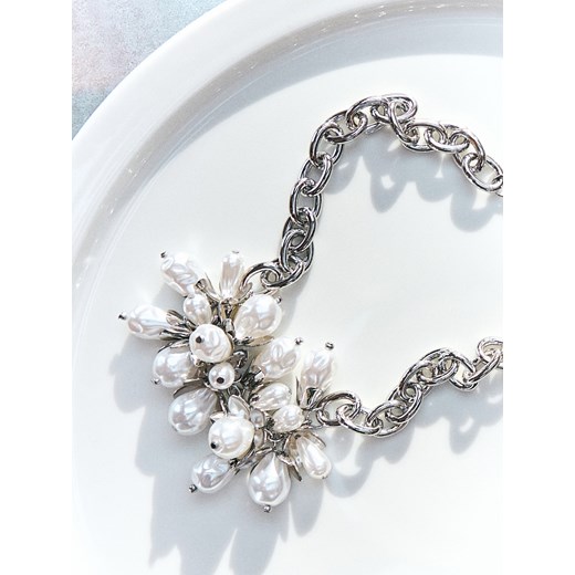 Reserved - Naszyjnik z imitacją pereł - wielobarwny ze sklepu Reserved w kategorii Naszyjniki - zdjęcie 187612552