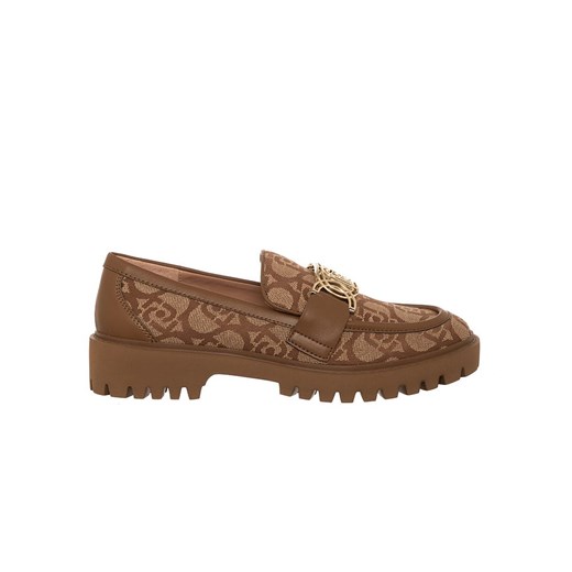 Liu Jo Mokasyny w kolorze jasnobrązowym ze sklepu Limango Polska w kategorii Mokasyny damskie - zdjęcie 187612951