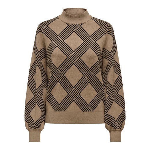 ONLY Sweter w kolorze jasnobrązowym ze sklepu Limango Polska w kategorii Swetry damskie - zdjęcie 187613442