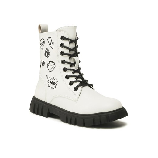Nelli Blu Trapery CS5827-12 Biały ze sklepu MODIVO w kategorii Buty zimowe dziecięce - zdjęcie 187613760