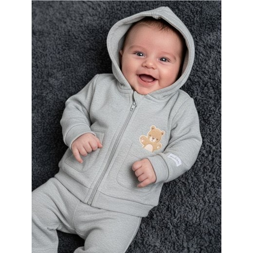 Sinsay - Bluza rozpinana z kapturem - szary ze sklepu Sinsay w kategorii Bluzy i swetry - zdjęcie 187615543