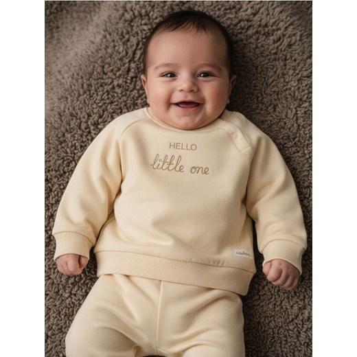 Sinsay - Bluza z napisem - kremowy ze sklepu Sinsay w kategorii Odzież dla niemowląt - zdjęcie 187615544